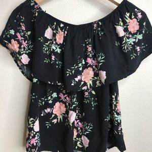 Floral Off the Shoulder Top